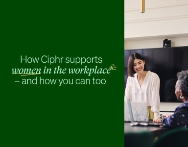Image for How Ciphr supports women in the workplace – and how you can too