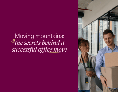 Image for Moving mountains: the secrets behind a successful office move